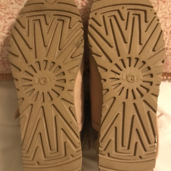 UGG Bethany Chukka Canvas Quartz Shoes Pink High Top Size 8.5 - Picture 8 of 8